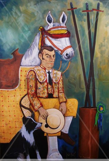 El Picador Oil Canvas Portrait