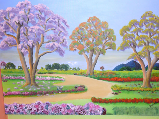 Paisaje apamate Oil Canvas Landscaping