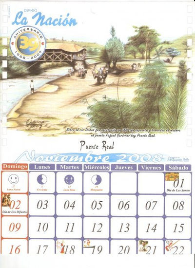 calendario Cera Papel Paisaje