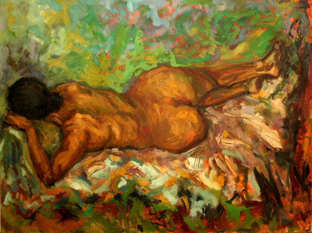 "Desnudo" Oil Canvas Nude Paintings