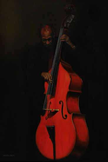 Jazz, my romance Oil Canvas Figure Painting