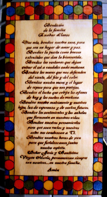 Bendicion de la...