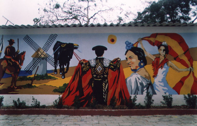 mural sociedad española Acrylic Others Landscaping