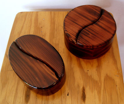 Cofre cafe y oval
