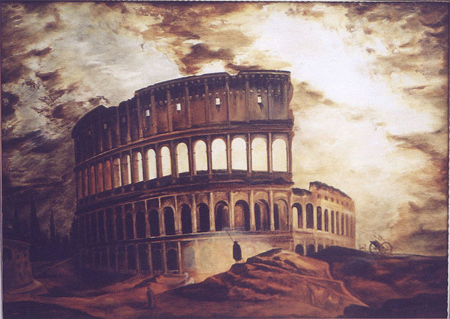 tributo a hubert robert el coliseo