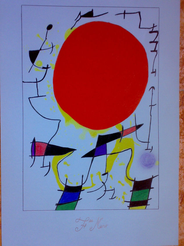 EL SOL ROJO DE MIRO