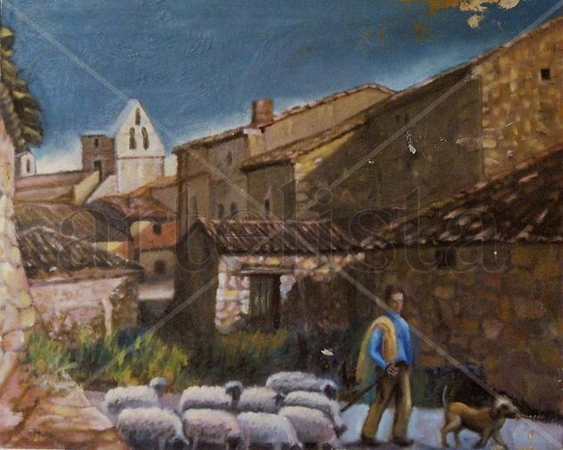 Pastor Oil Canvas Landscaping