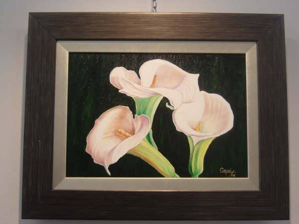 CALAS Oil Canvas Floral Painting