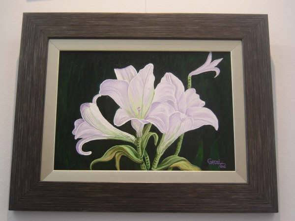 AZUCENAS Oil Canvas Floral Painting