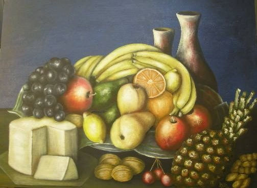 "FRESCURA ll" Oil Canvas Still Life Paintings