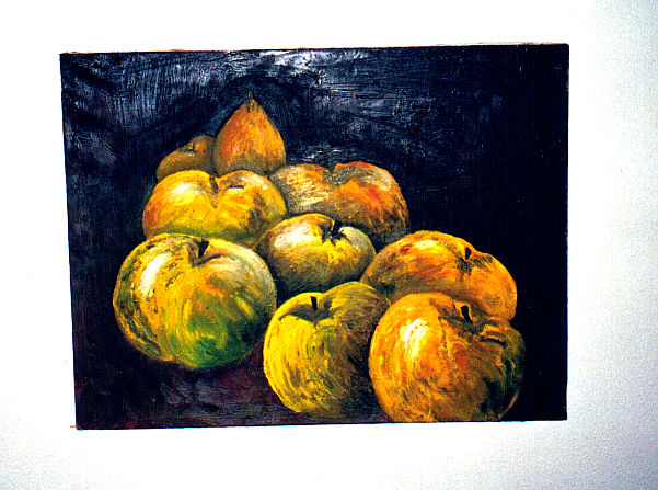 manzanas Oil Canvas Still Life Paintings