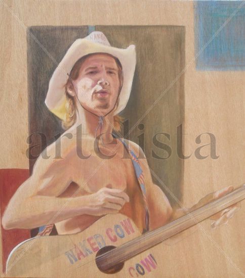 cowboy Media Mixta Tabla Figura