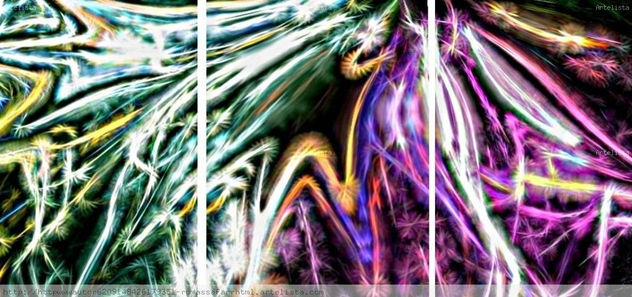 TRIPTICO. LUCES  Y  REFLEJOS DEL  CARNAVAL