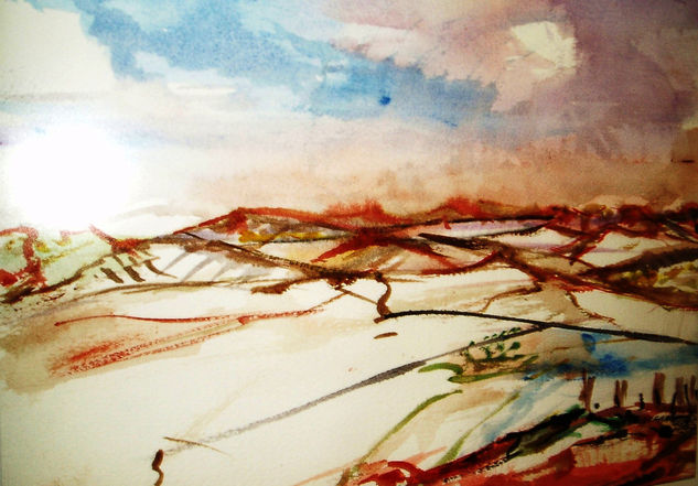 Nevada en la Mancha Watercolour Paper Landscaping