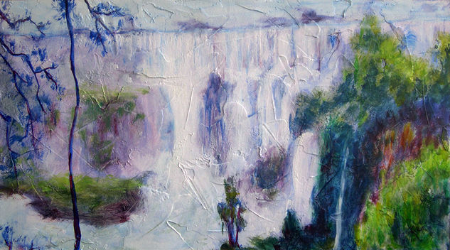 cataratas del Yguazú 03 Acrylic Others Landscaping