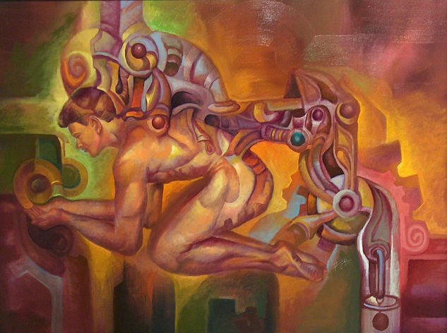 El regalo de la transformacion Oil Canvas Figure Painting