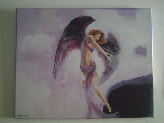 cielos Acrylic Canvas Figure Painting