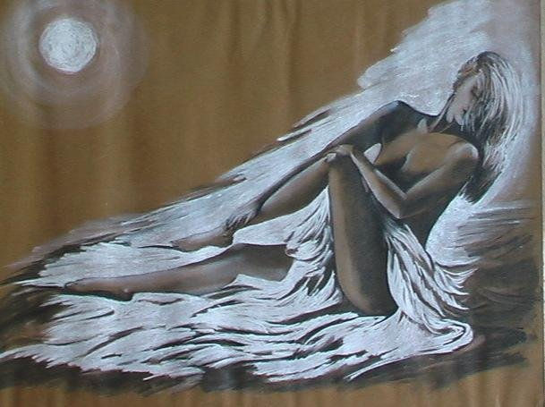 a la luz de la luna Others Card Nude Paintings