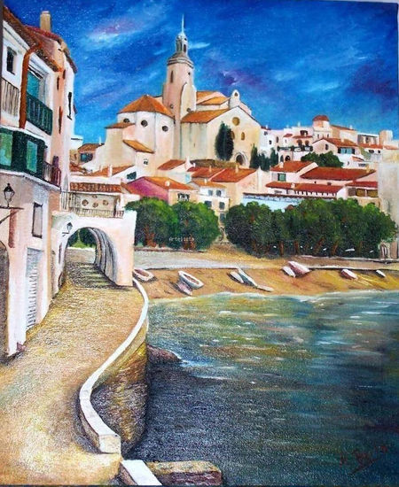 Cadaqués Oil Canvas Landscaping