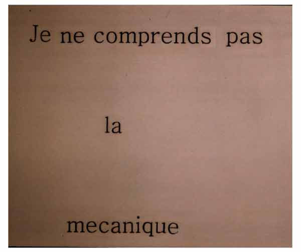 et vous comprends l´art?