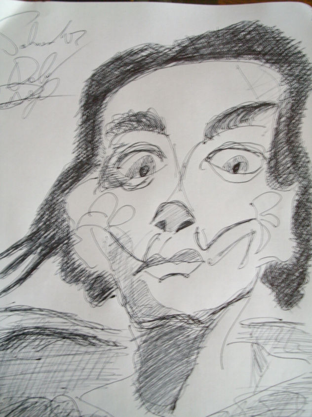 Dibujo fin de Enero: Dalí