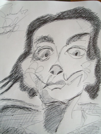 Dibujo fin de Enero: Dalí 