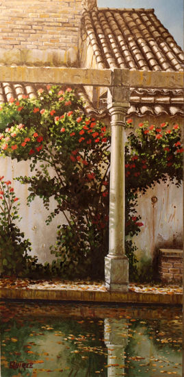 Patio Oil Canvas Landscaping