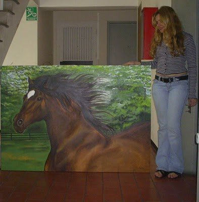Lisette con caballo