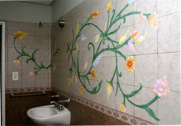 Guías de Flores sobre Cerámicos II