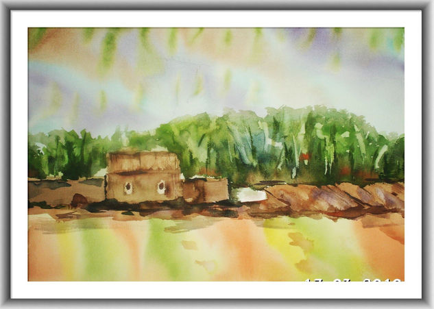 Acuarela 6 Watercolour Card Landscaping