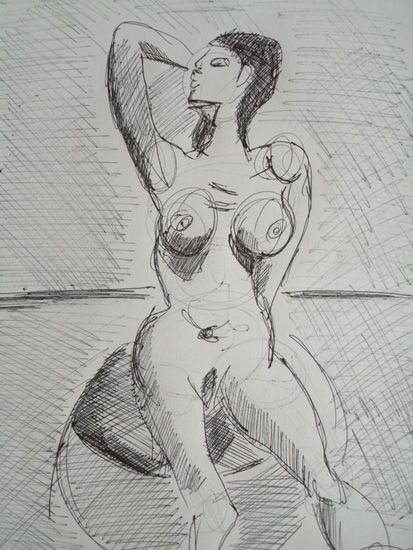 Dibujo febrero 8: Desnudo 