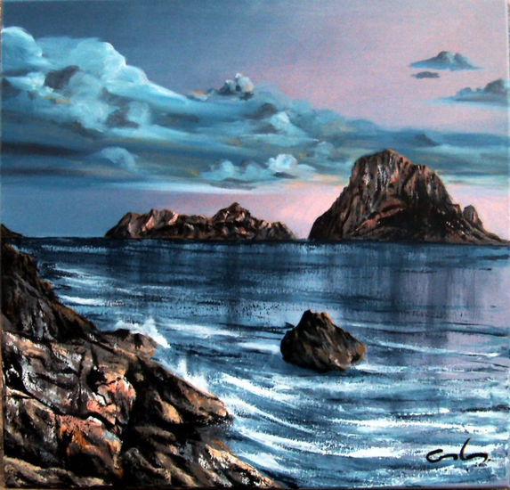 Es Vedrà - Eivissa Acrylic Canvas Landscaping