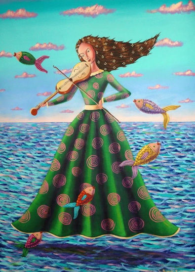 la niña del violin 