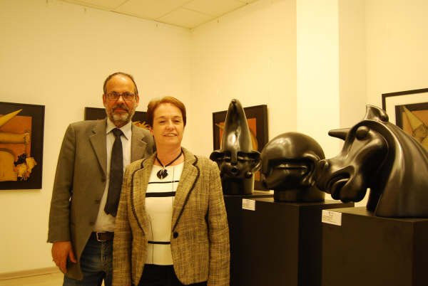 Visita de la Delegada de Cultura