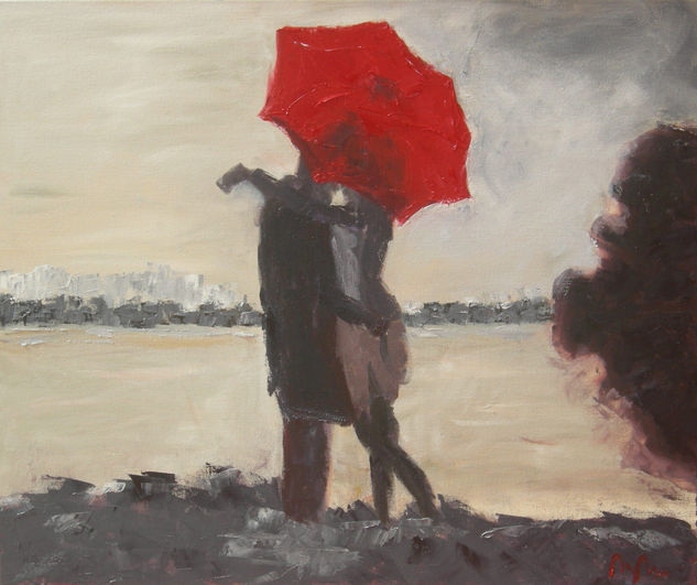 Le parapluie Oil Canvas Landscaping