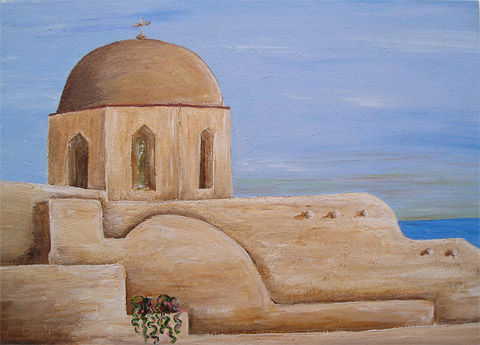 Grecia I Acrylic Canvas