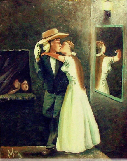 al otro la de un beso Oil Canvas Others