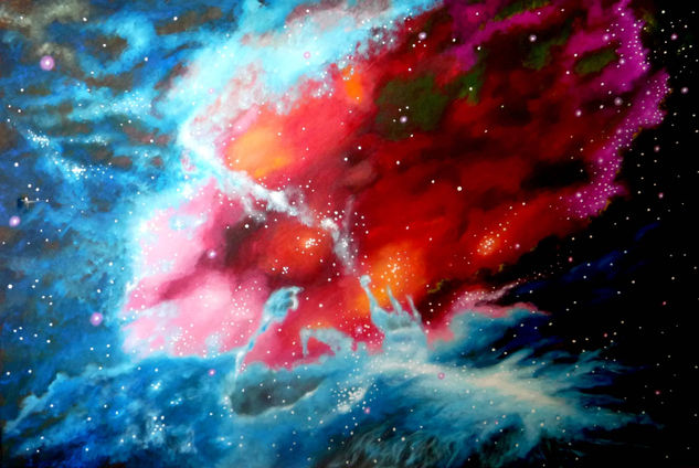 Nebulosa del Aguila Acrylic Canvas Others