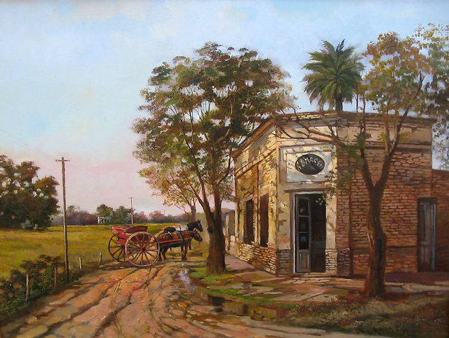 EN EL CAMPO Oil Canvas Landscaping