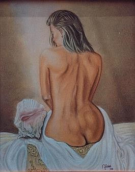 Desnudo Pastel Lienzo