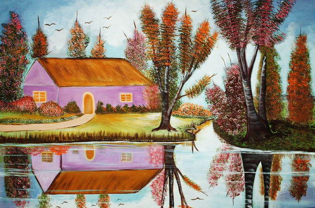 Transparencia Oil Canvas Landscaping