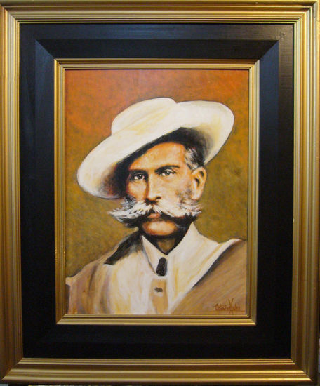 Don Felipe Varela Acrílico Tabla Retrato