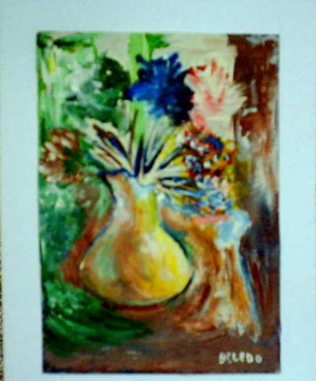Composición I Jarrón con Flores