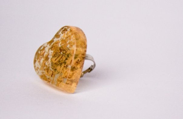 Anillo Corazon mediano+ brta. 