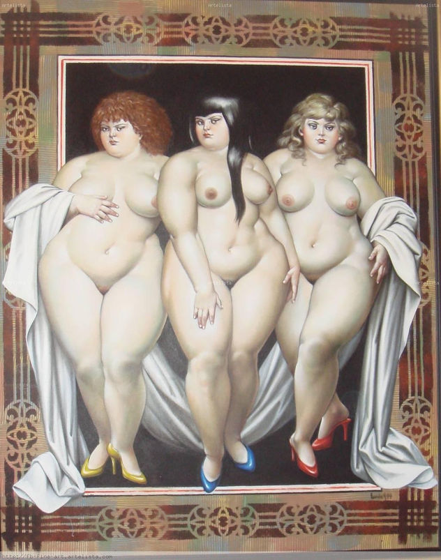 Three colombian goldess