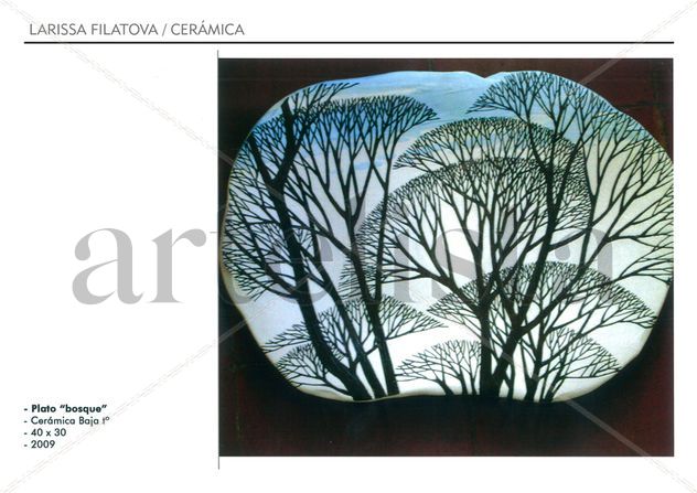 Plato "Bosque"