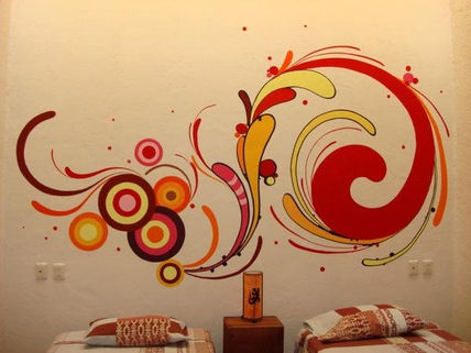 Boders pintando con...
