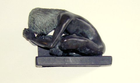 Mujer en Meditación Bronze Figurative