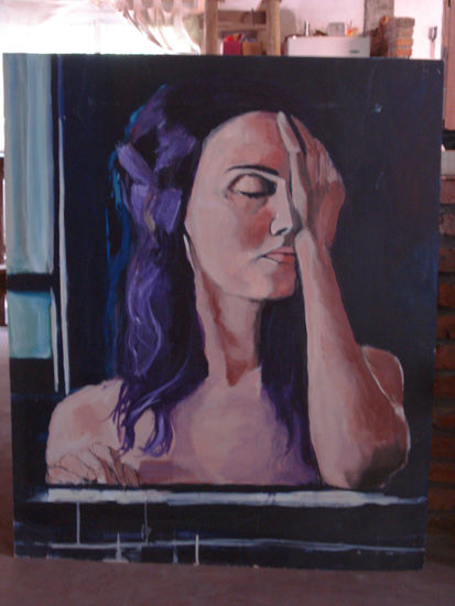 Leonor Acrylic Panel Figure Painting