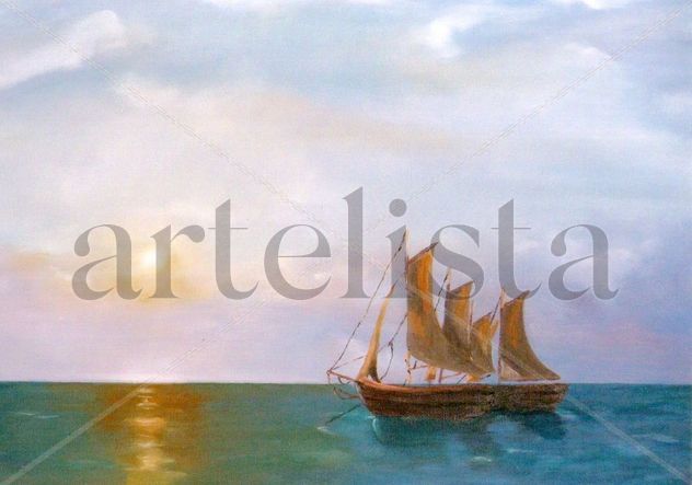 marina con barco